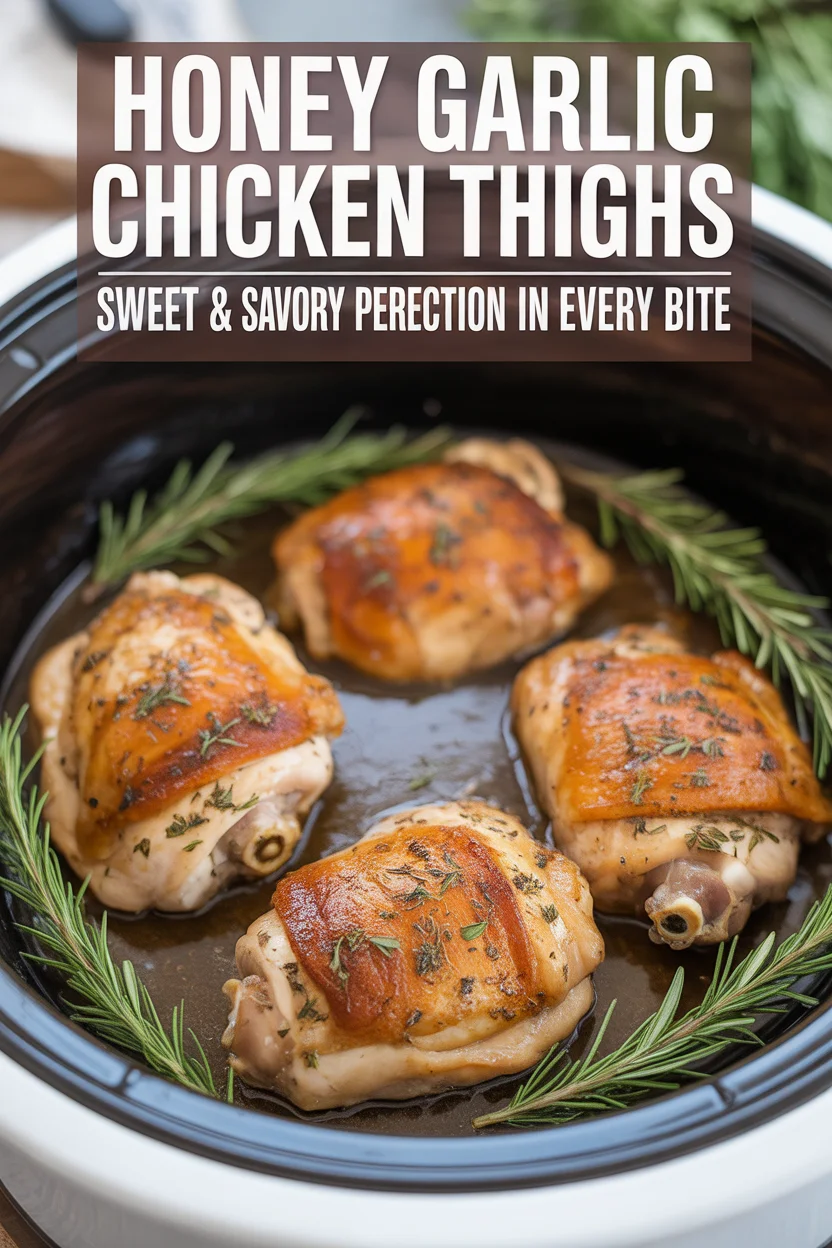 Honey Garlic Chicken Thighs – Sweet & Savory Perfection