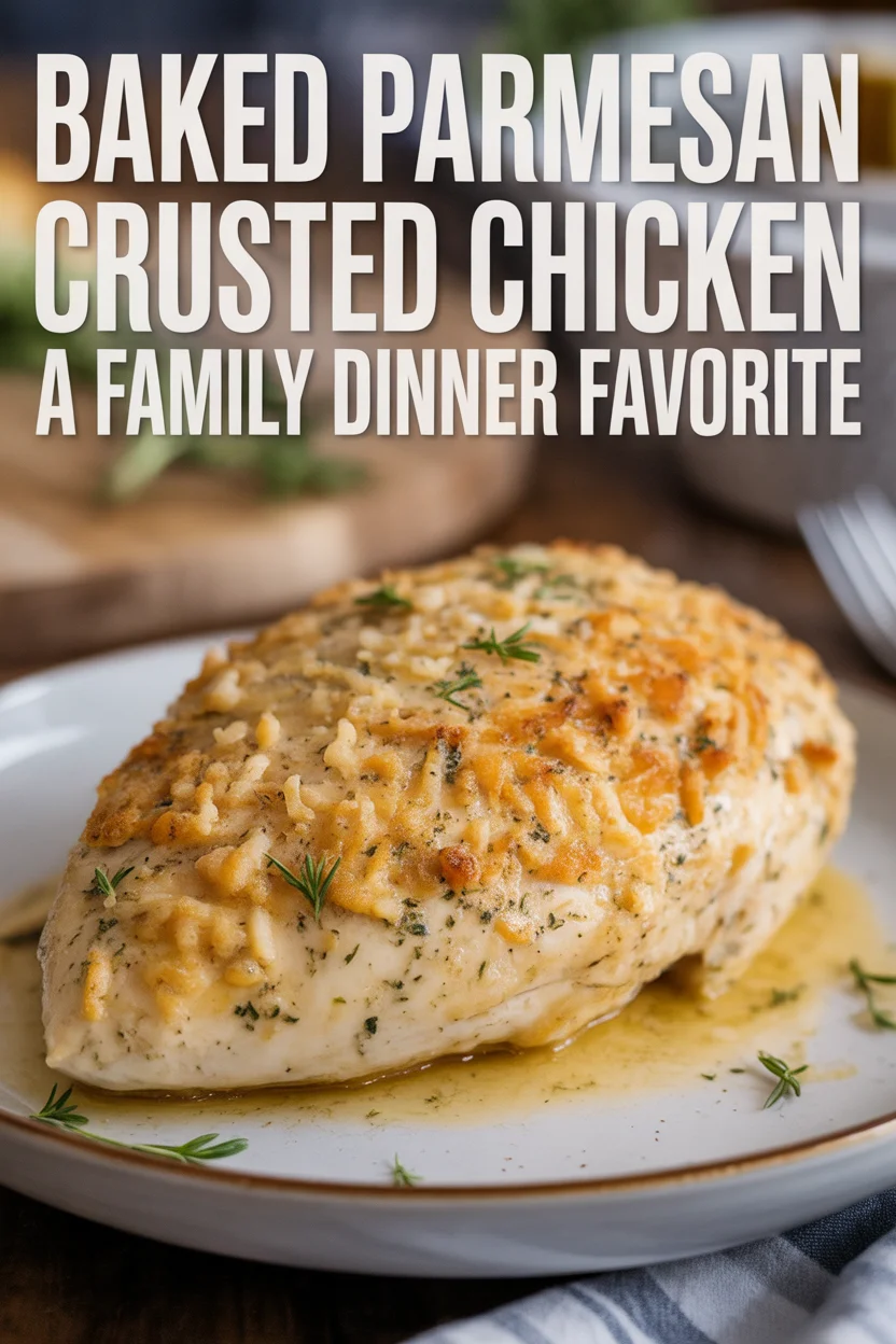 Baked Parmesan Crusted Chicken – Family Dinner Winner