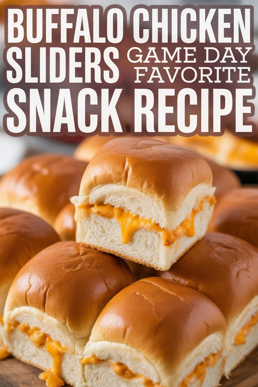 Buffalo Chicken Sliders – Game Day Favorite Snack Recipe