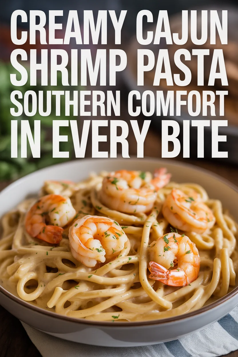 Creamy Cajun Shrimp Pasta – Southern Comfort in Every Bite