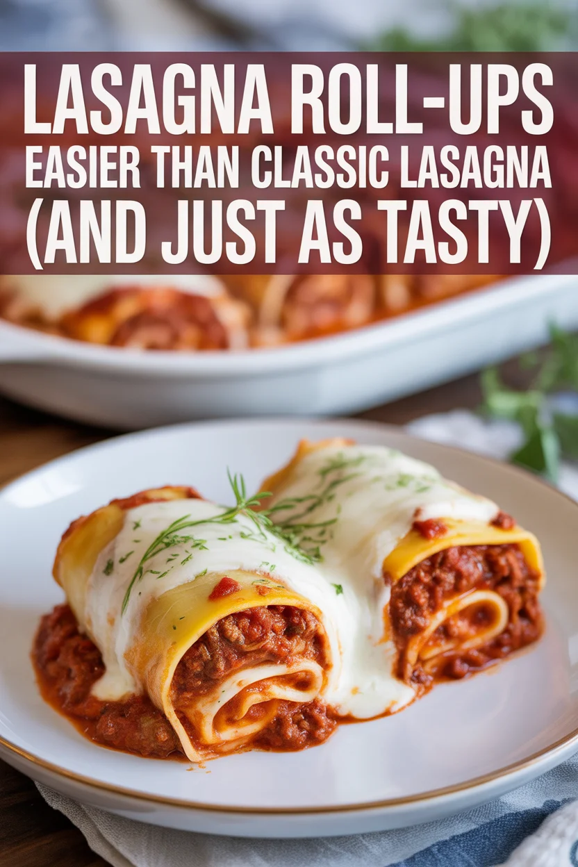 Lasagna Roll-Ups – Easier Than Classic Lasagna (and Just as Tasty)