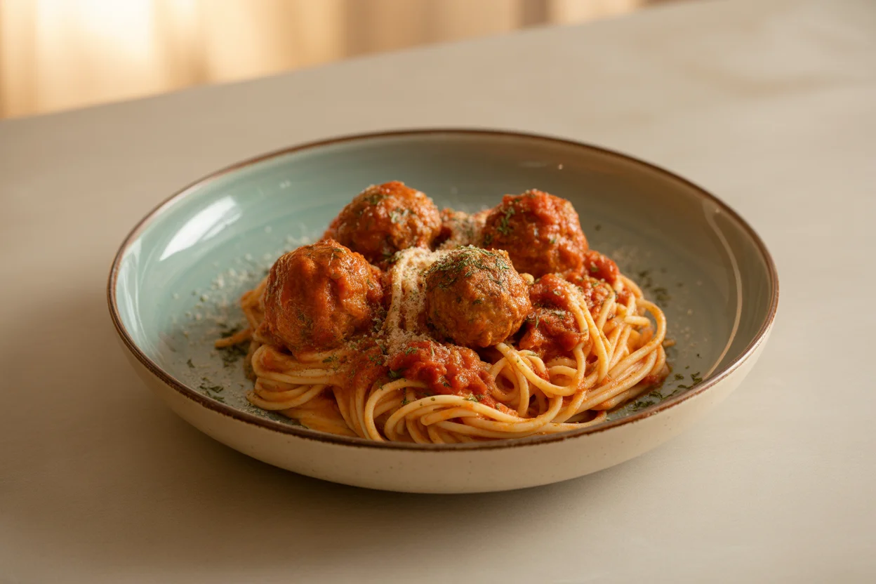 One-Pot Spaghetti with Meatballs – No Mess, All Flavor