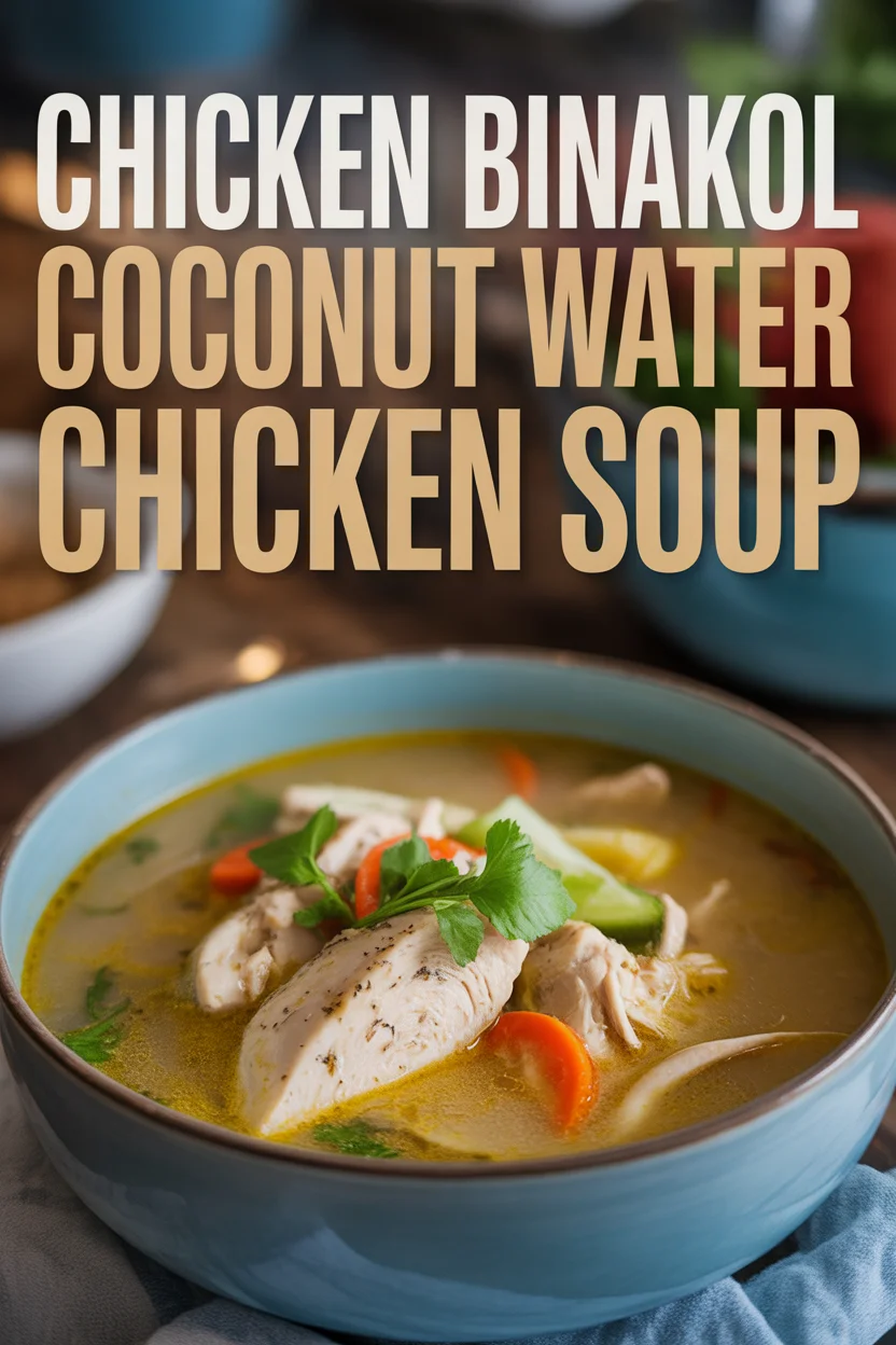 Chicken Binakol – Coconut Water Chicken Soup