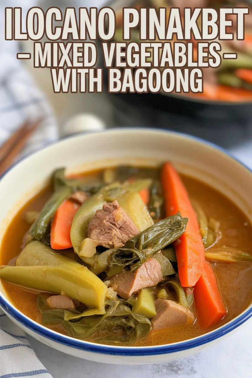 Ilocano Pinakbet – Mixed Vegetables with Bagoong