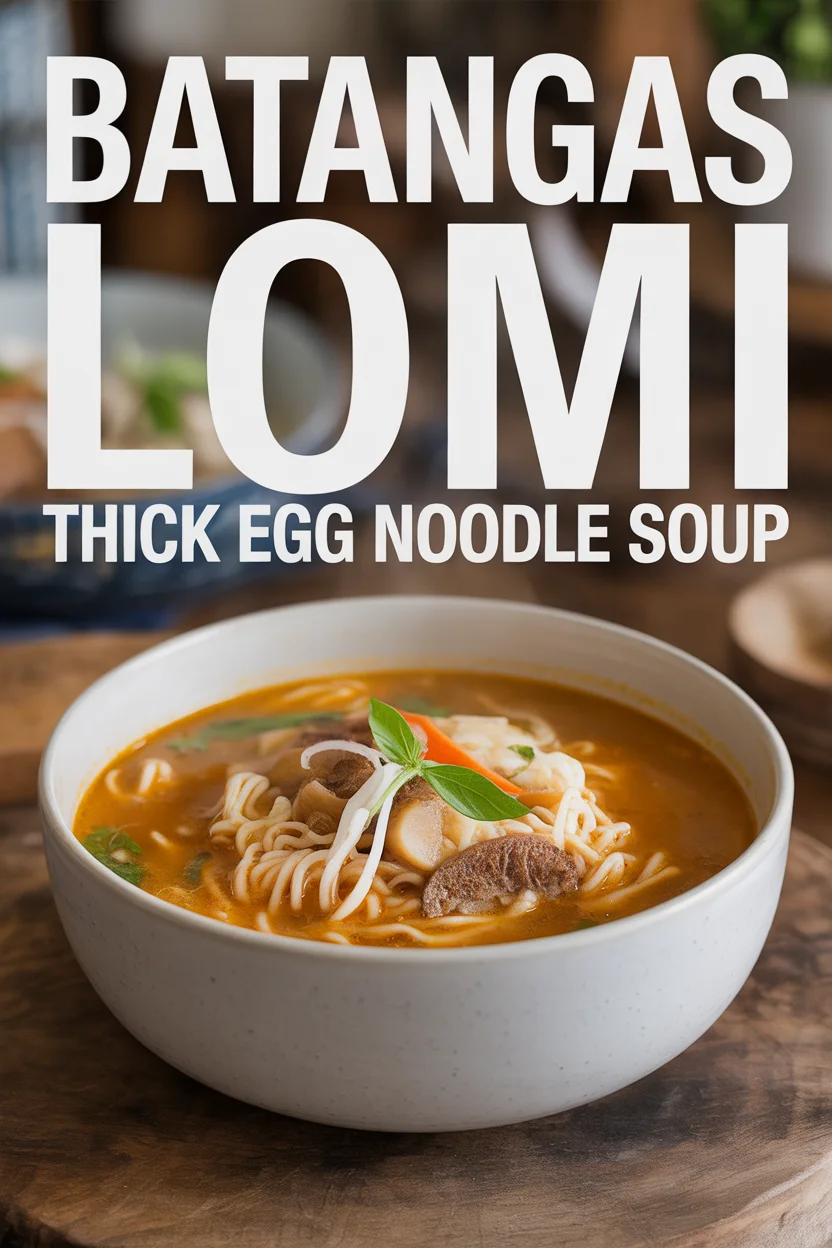Filipino lomi Batangas