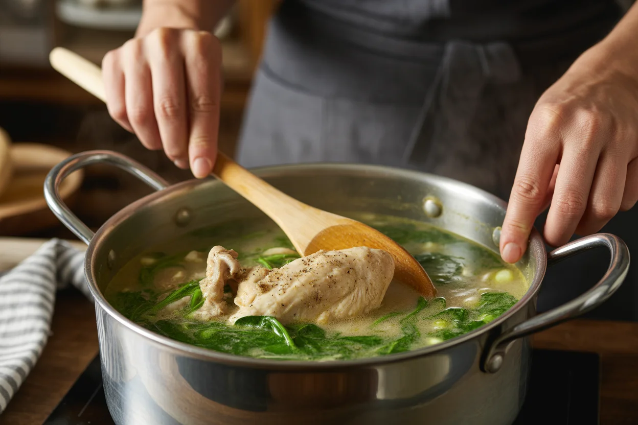 Filipino chicken binakol