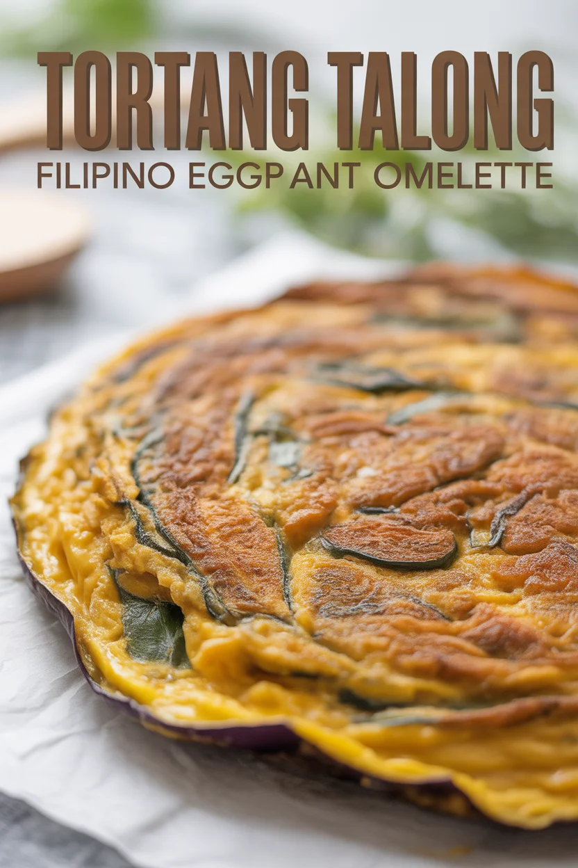 Tortang Talong – Filipino Eggplant Omelette