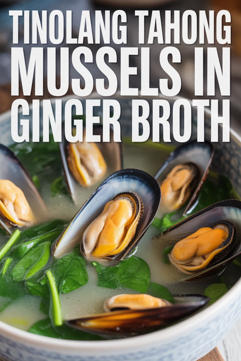 Tinolang Tahong – Mussels in Ginger Broth