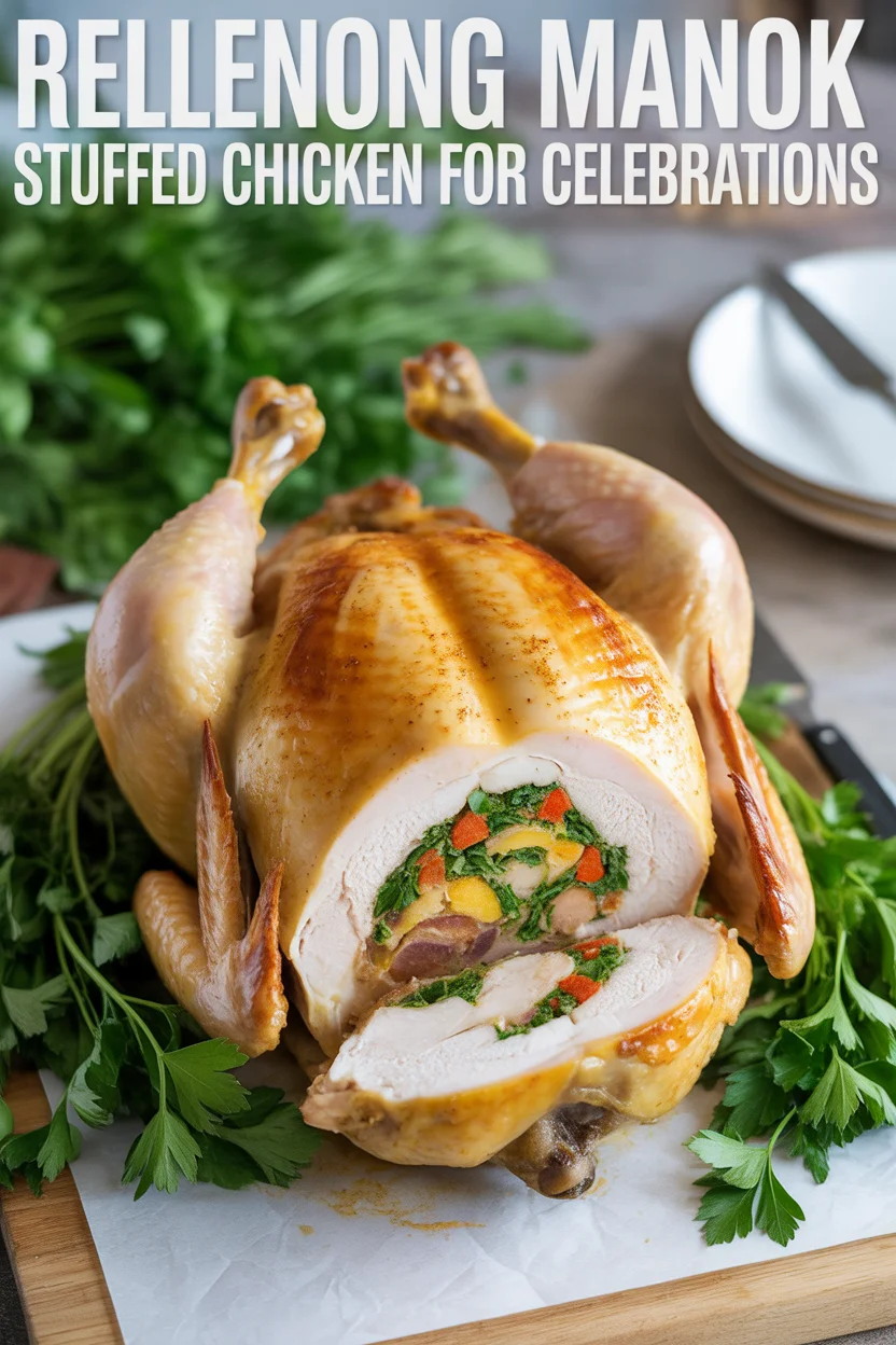 Rellenong Manok – Stuffed Chicken for Celebrations