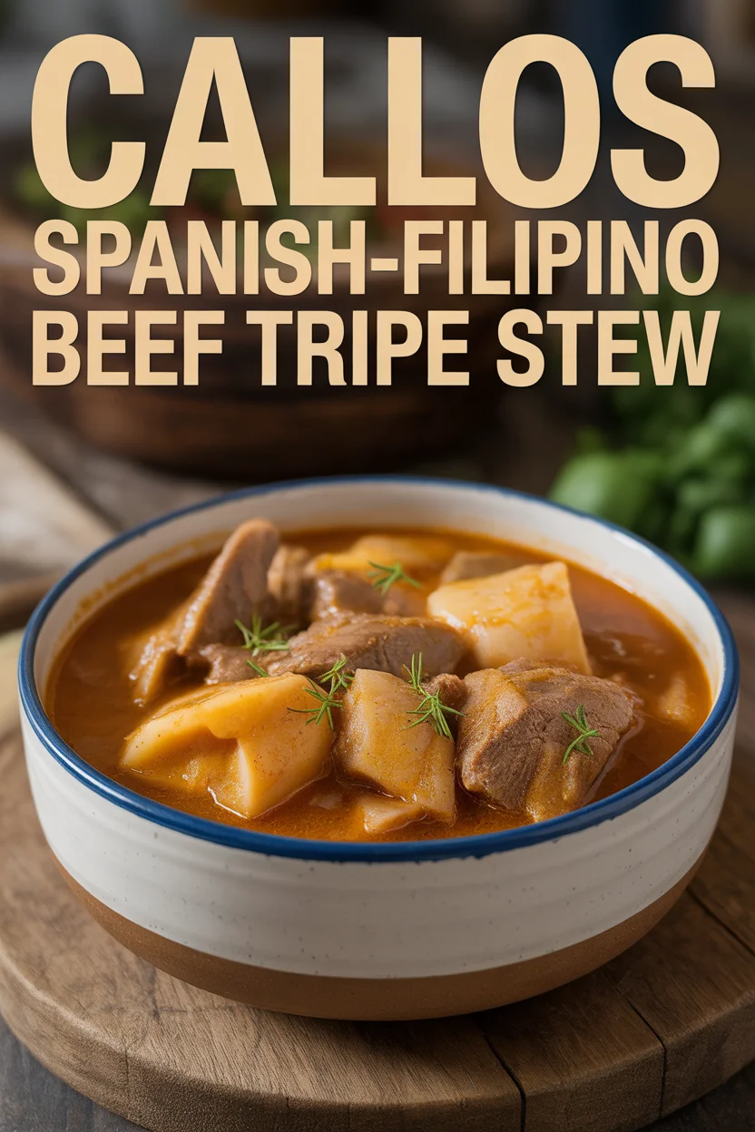 Callos – Spanish-Filipino Beef Tripe Stew