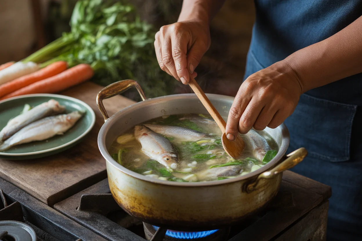 Filipino tinolang isda
