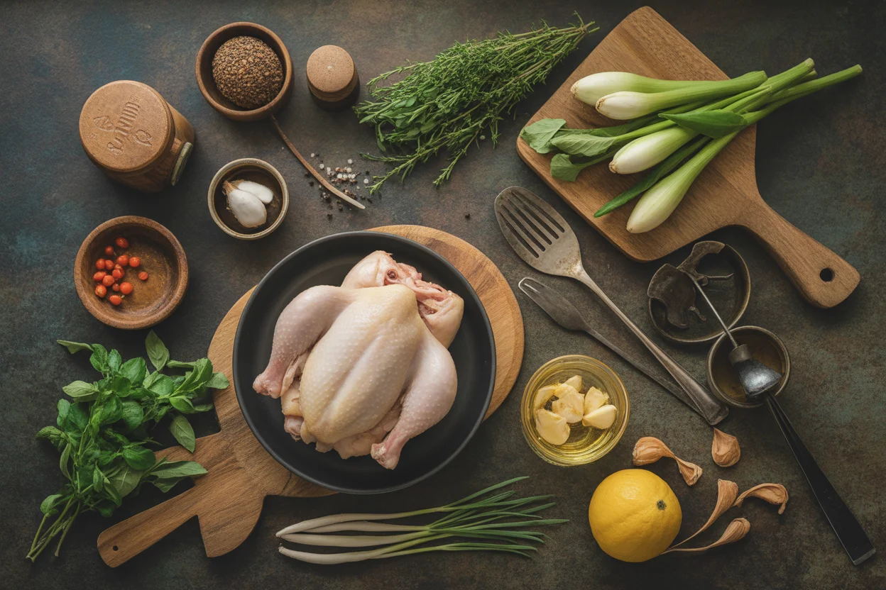 Filipino rellenong manok