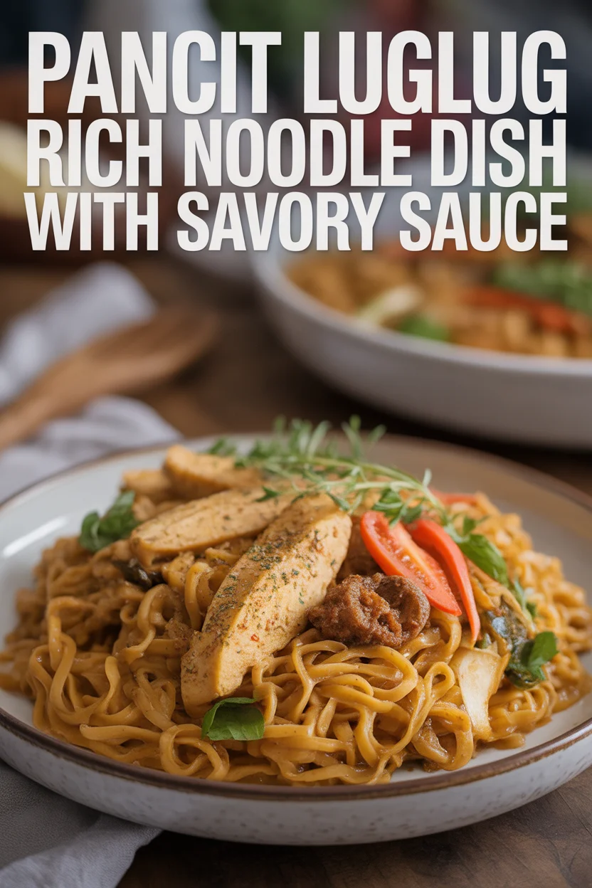 Filipino pancit luglug