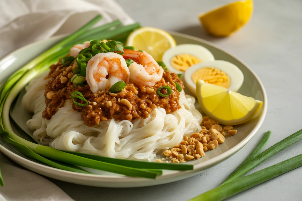 Filipino pancit luglug