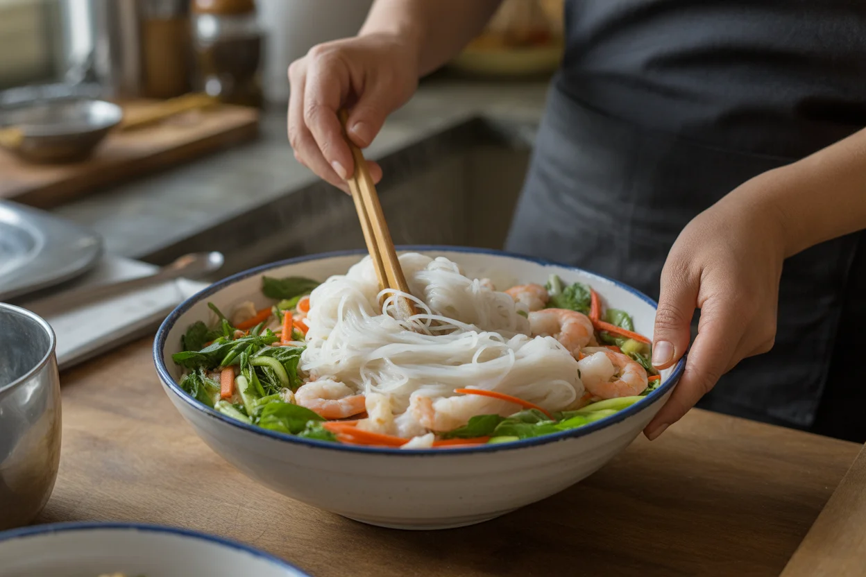 Filipino pancit luglug