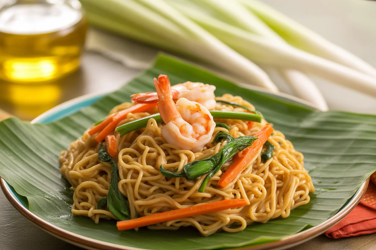 Filipino pancit habhab