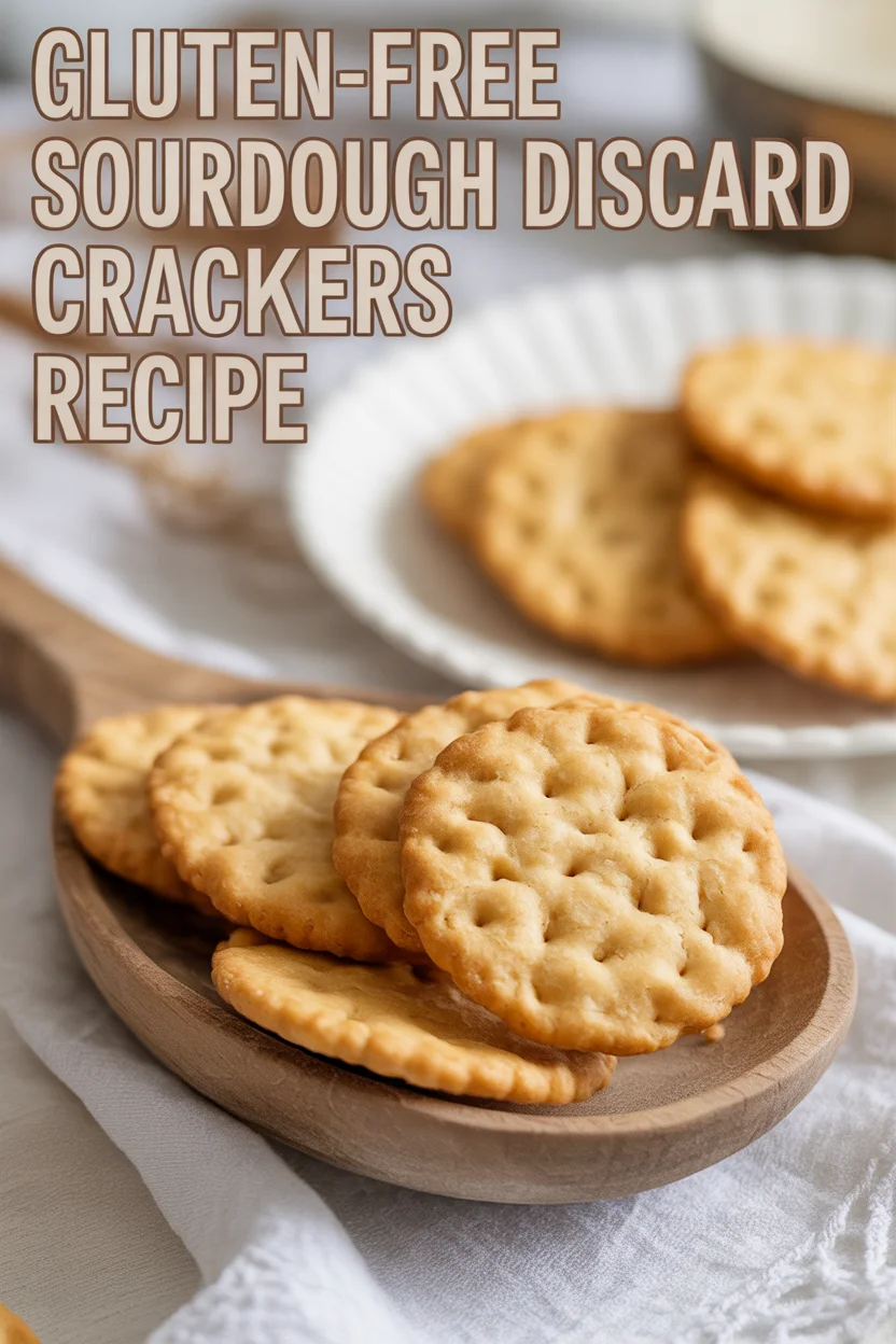 Gluten-Free Sourdough Discard Crackers