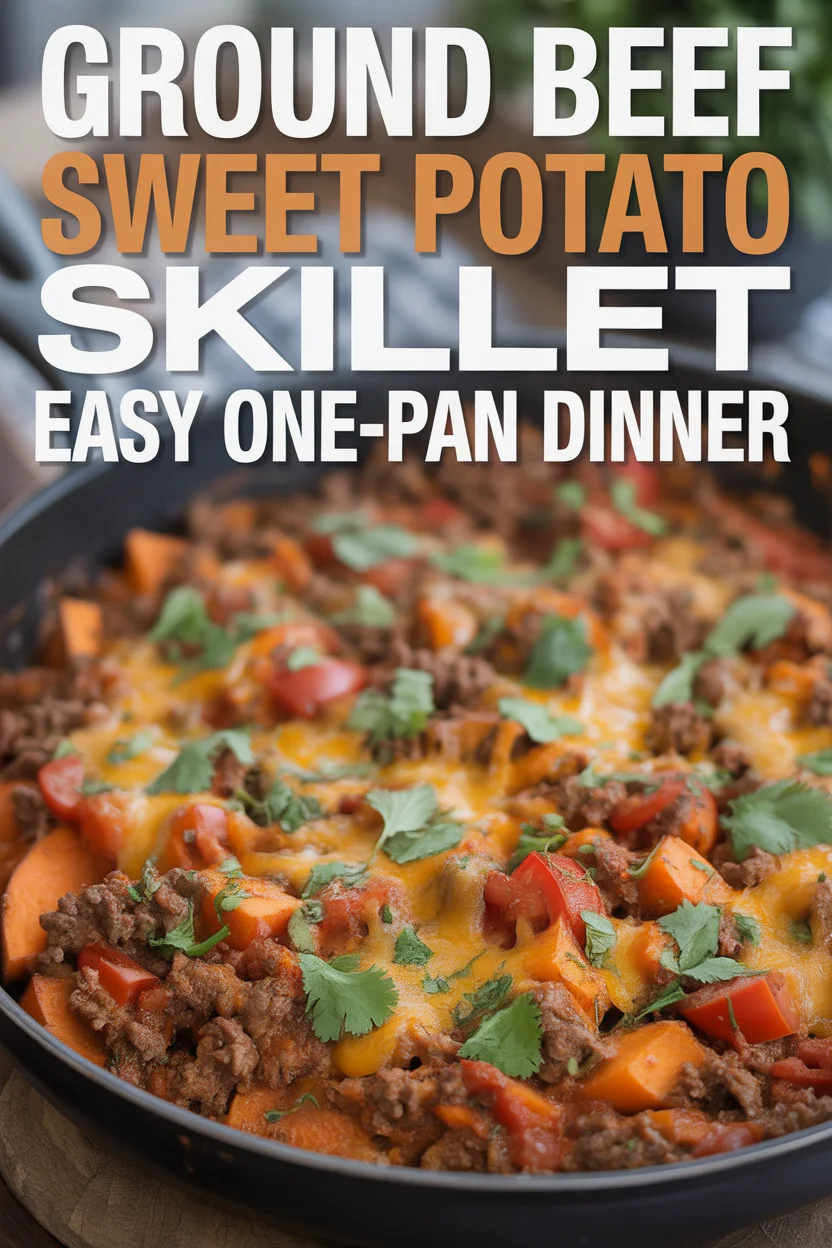 Ground Beef Sweet Potato Skillet: Easy One-Pan Dinner