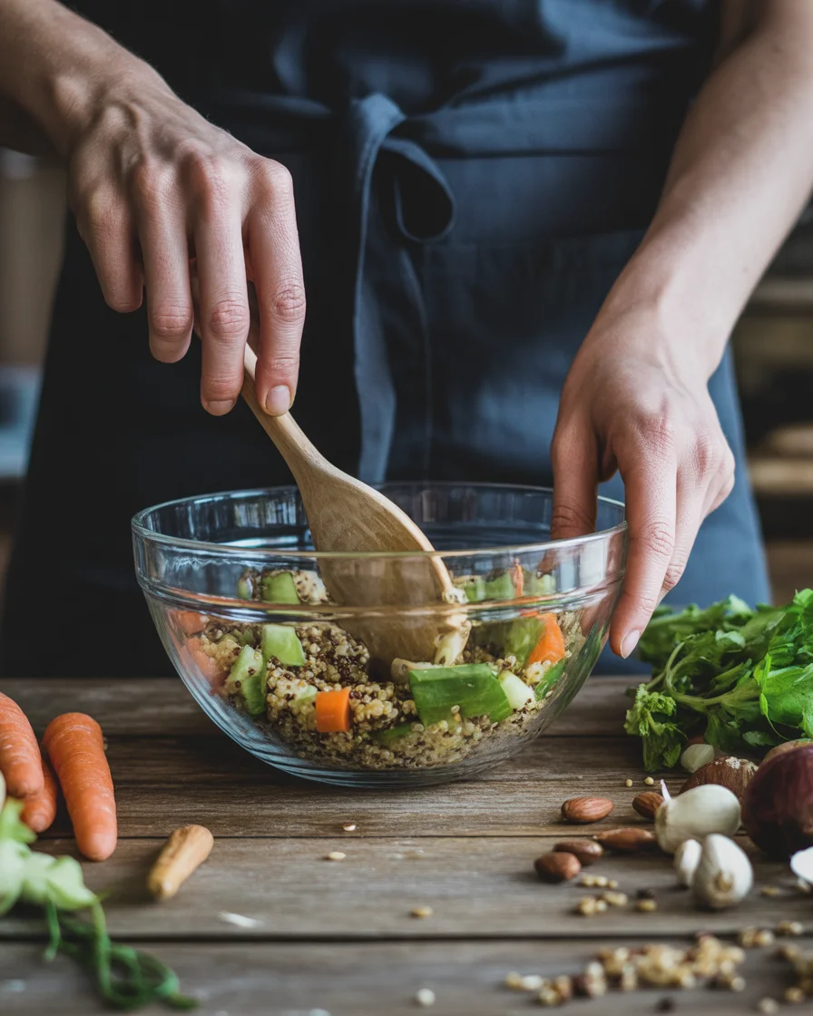 harvest quinoa salad