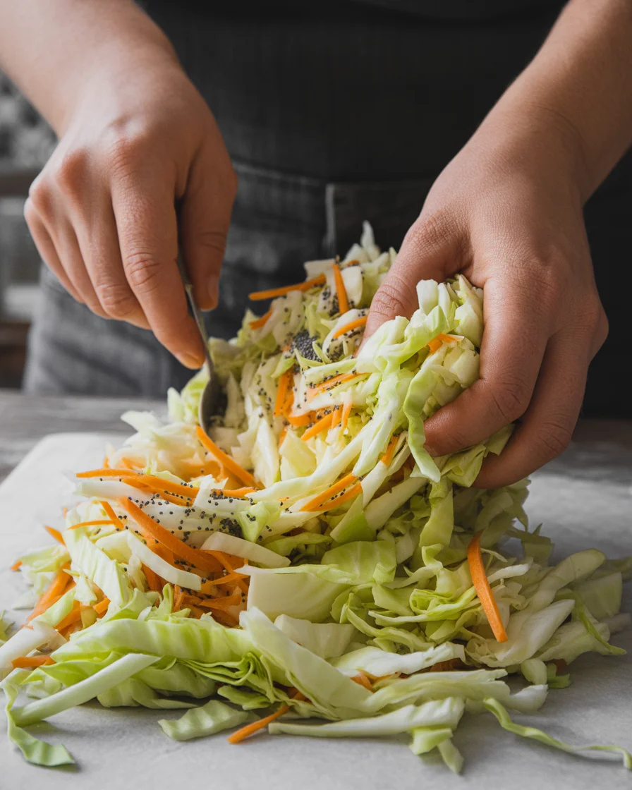 Creamy Poppyseed Coleslaw for Fall