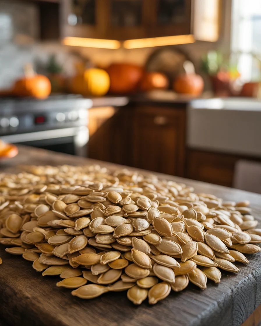 Perfectly Roasted Savory Pumpkin Seeds