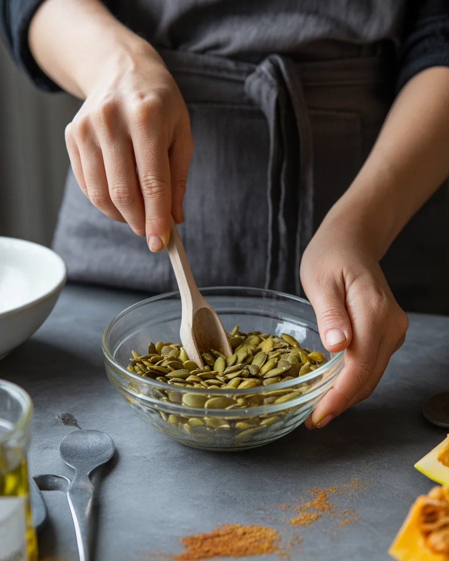 Perfectly Roasted Savory Pumpkin Seeds