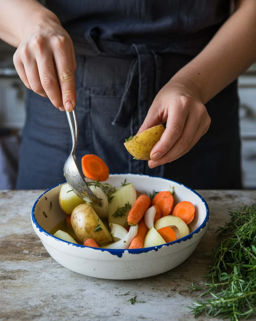 One Pan Roasted Chicken Recipe with Autumn Vegetables 8 One-Pan Roasted Chicken with Autumn Vegetables