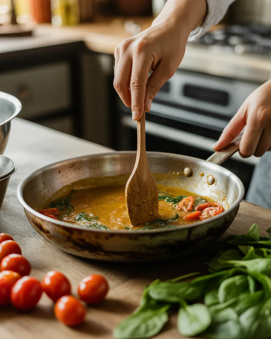 Creamy Tuscan Chicken with Sun-Dried Tomatoes
