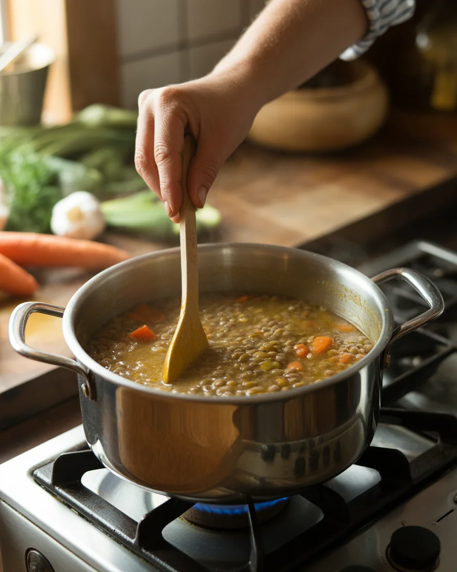butternut squash lentil stew