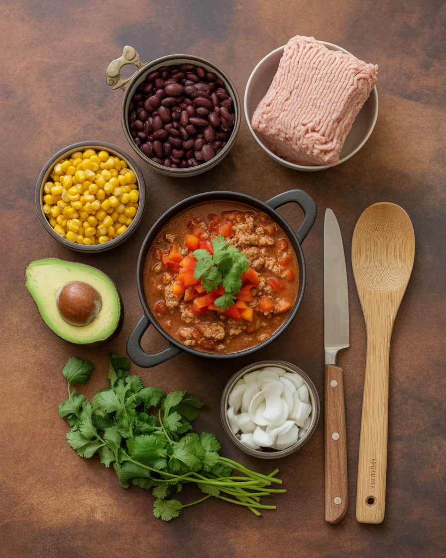 Healthy Black Bean and Turkey Chili 9 healthy turkey chili