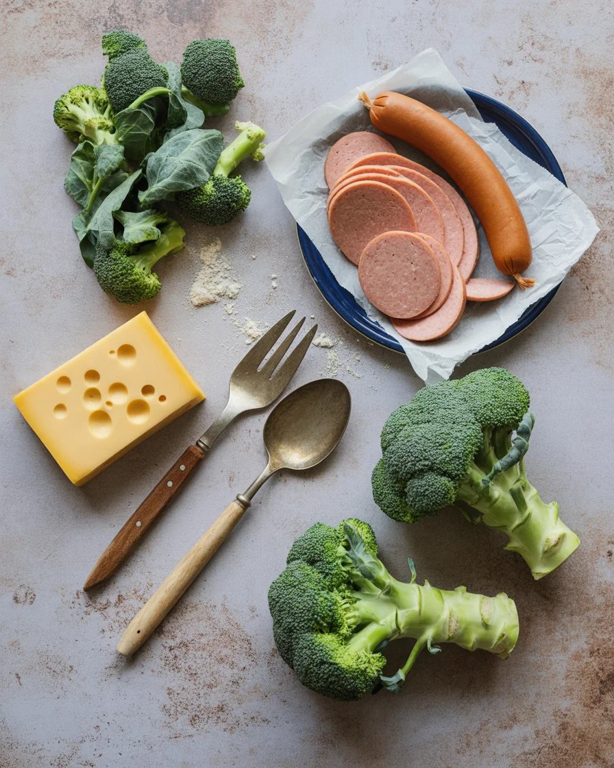 sheet pan sausage and broccoli