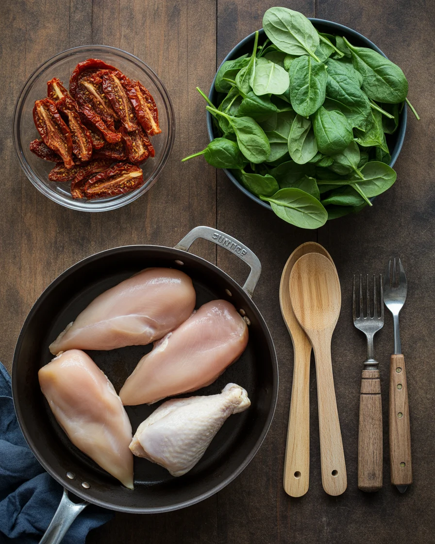 Creamy Tuscan Chicken with Sun-Dried Tomatoes