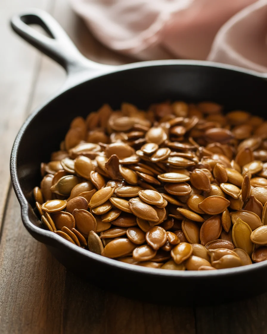 Honey Roasted Pumpkin Seeds with Sea Salt