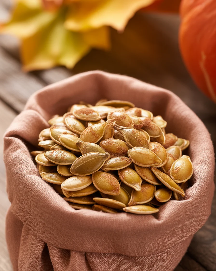 cinnamon sugar pumpkin seeds