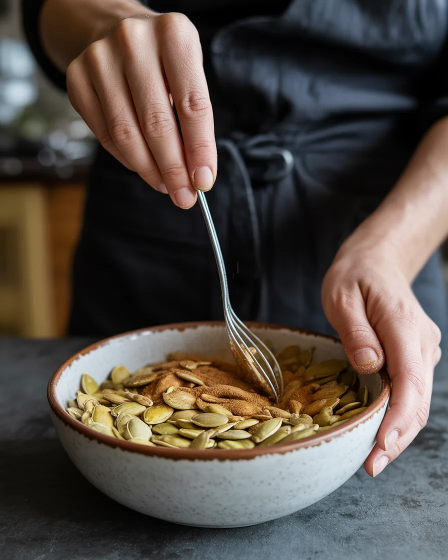 cinnamon sugar pumpkin seeds