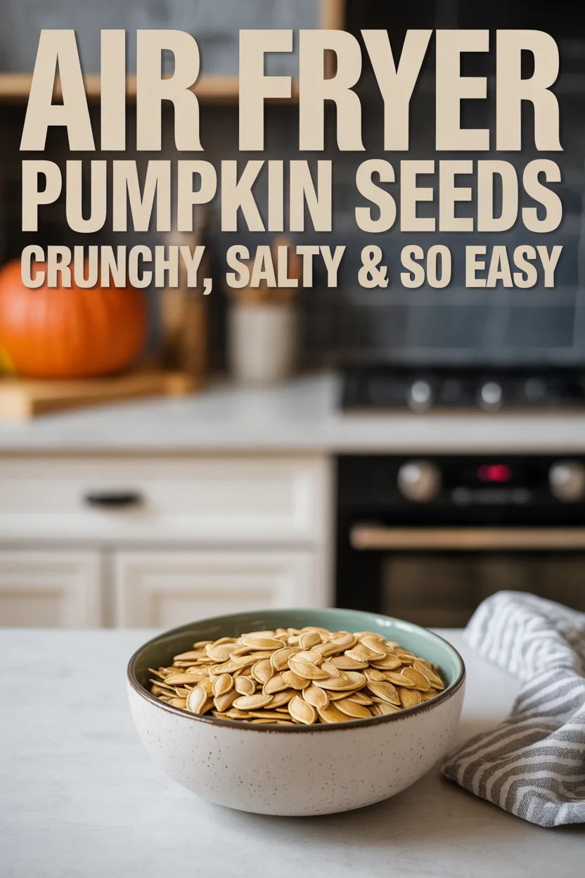 Air Fryer Pumpkin Seeds – Crunchy, Salty & So Easy