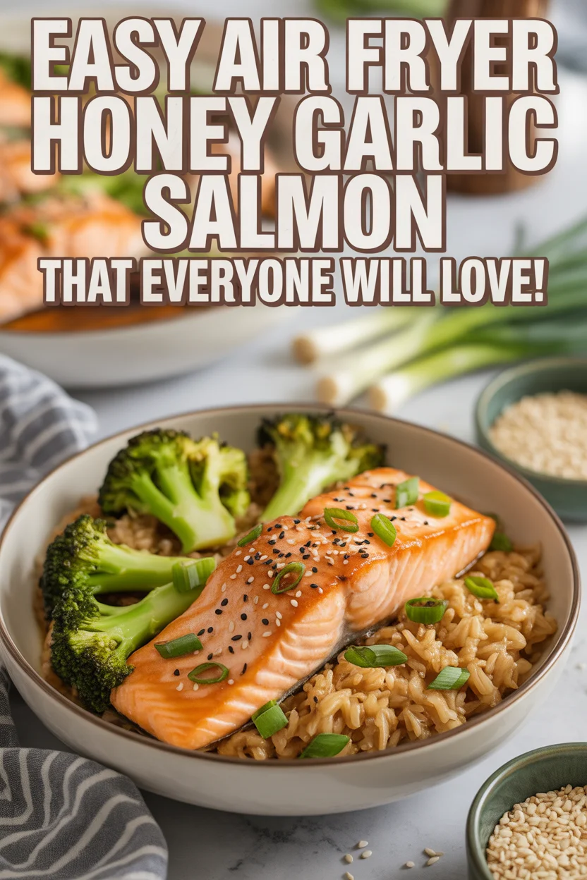 Air Fryer Honey Garlic Salmon