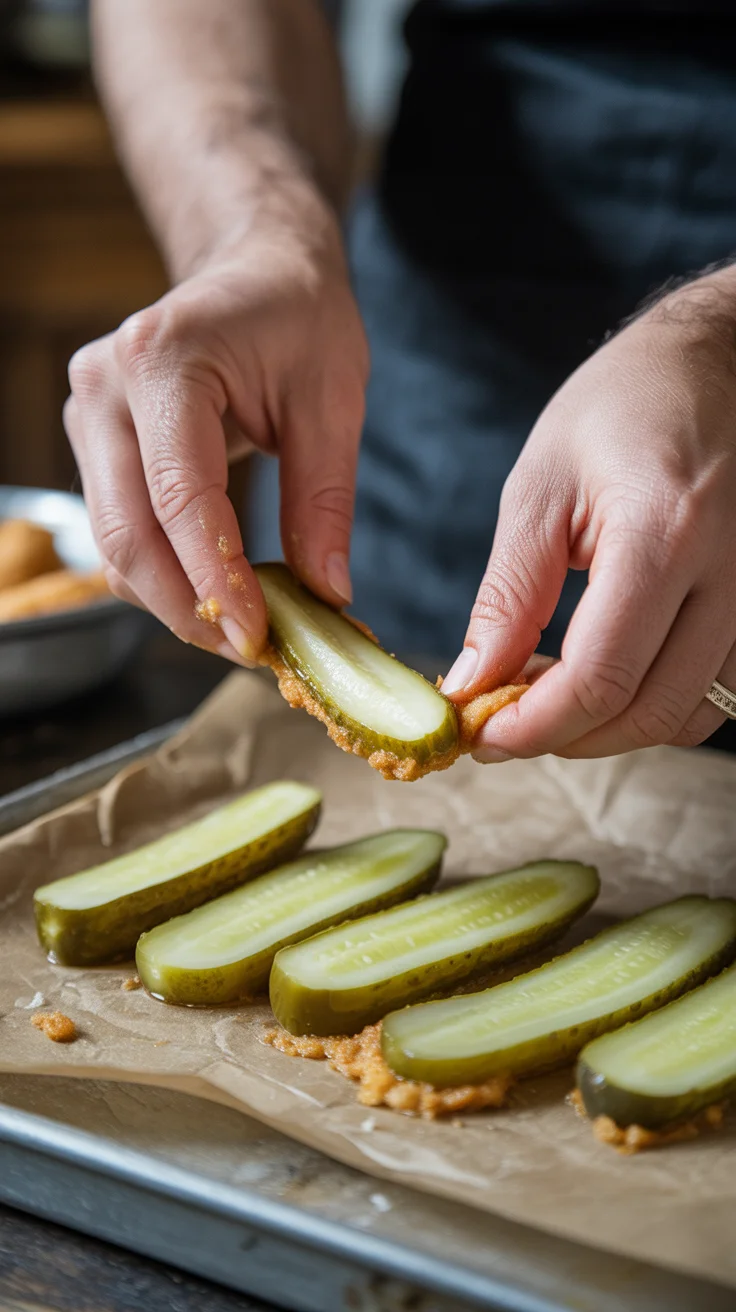 Crispy and Crunchy Easy Air Fryer Fried Pickles Recipe