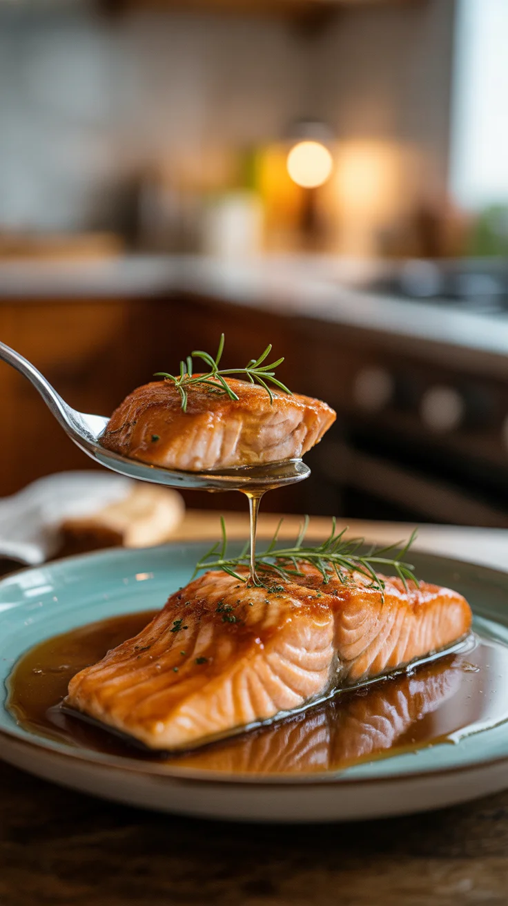 Air Fryer Honey Garlic Salmon