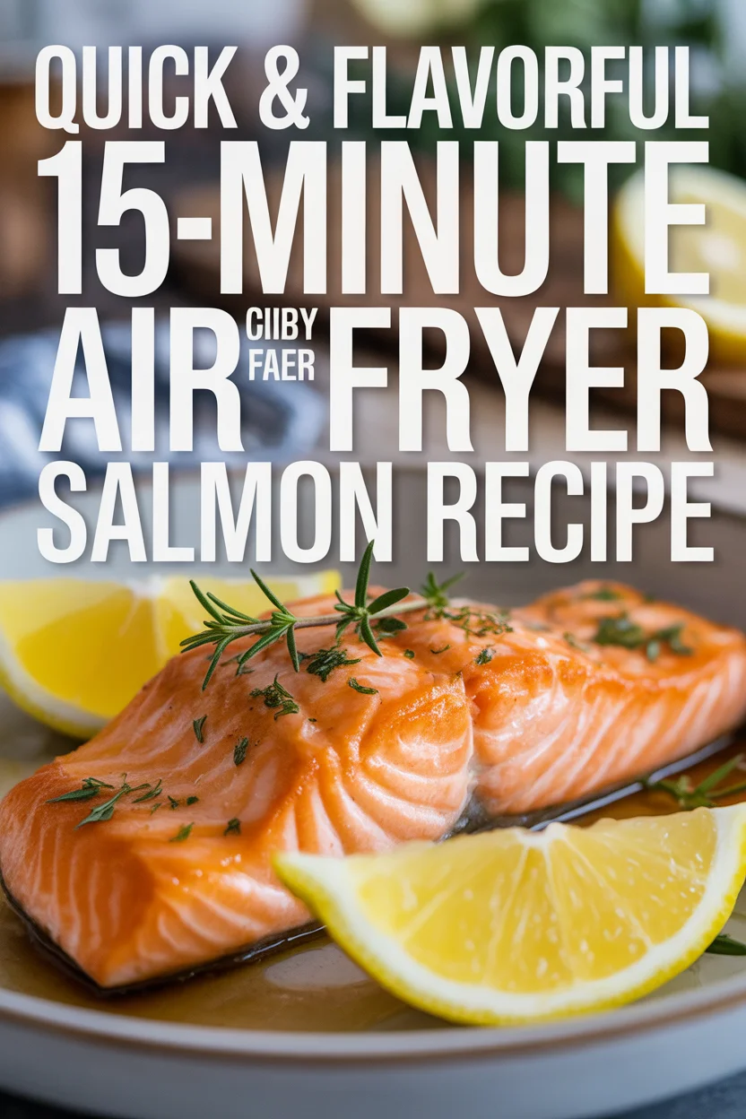 Quick & Flavorful 15-Minute Crispy Air Fryer Salmon Recipe