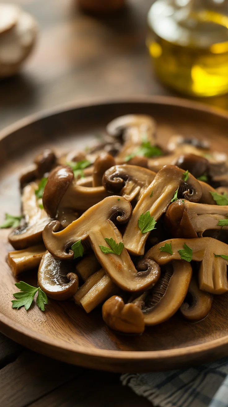 Air Fryer Mushrooms