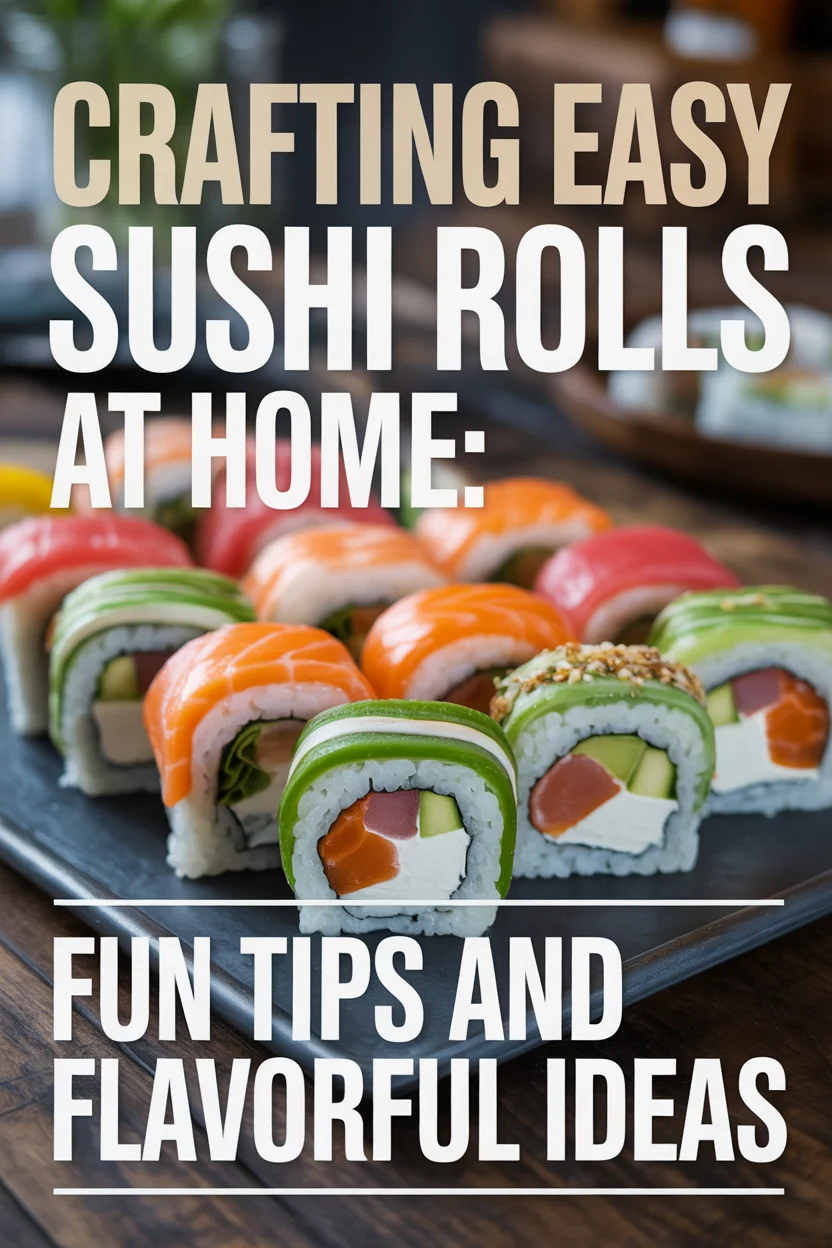 Crafting Easy Sushi Rolls at Home: Fun Tips and Flavorful Ideas