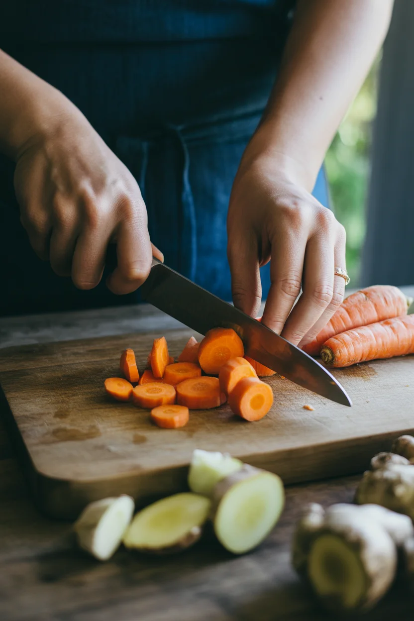 Roasted Carrot and Ginger Soup