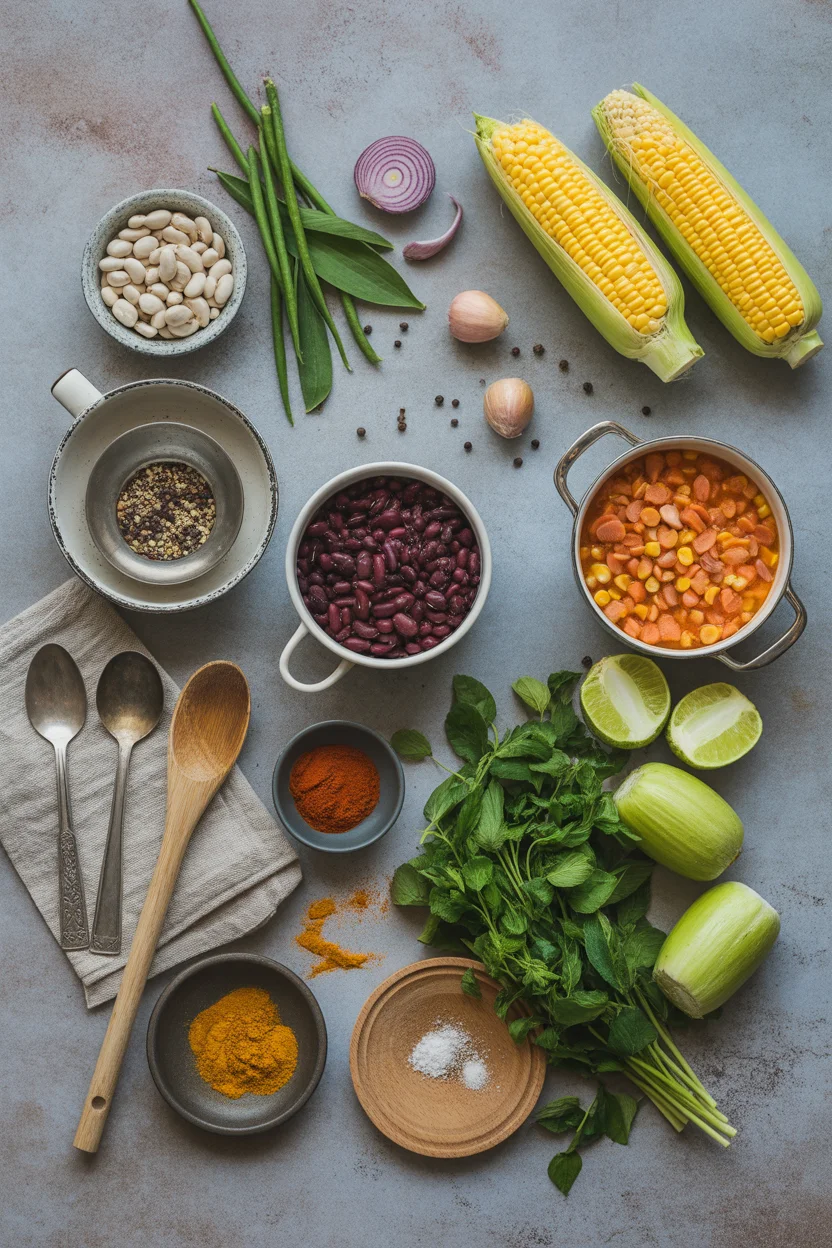 Spicy Black Bean and Corn Soup 4 spicy black bean soup