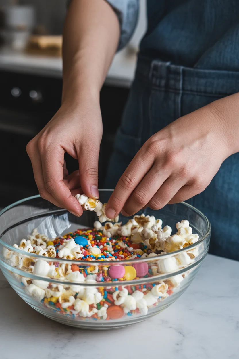 halloween popcorn trail mix