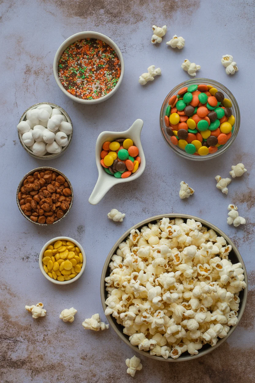 Salty & Sweet Halloween Popcorn Trail Mix