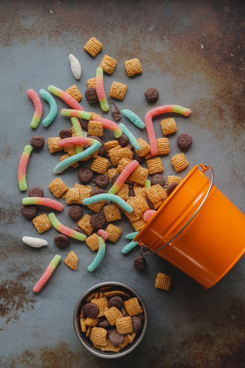 gummy worm trail mix