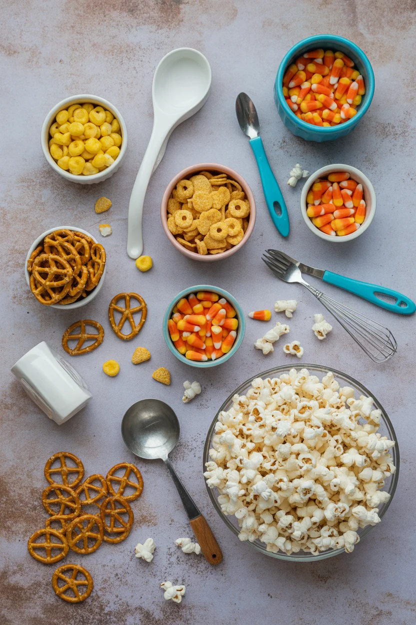 nut free halloween trail mix