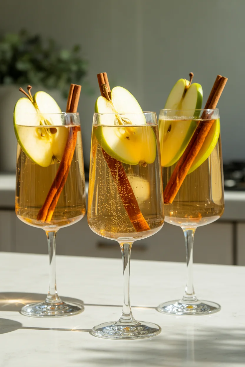 sparkling apple cider sangria
