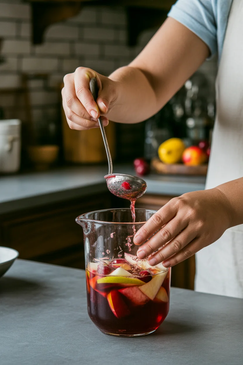 Cranberry Apple Cider Sangria 3 cranberry apple cider sangria